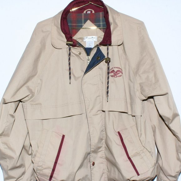 First American Men's Tan Lightweight Jacket - Picture 1 of 3